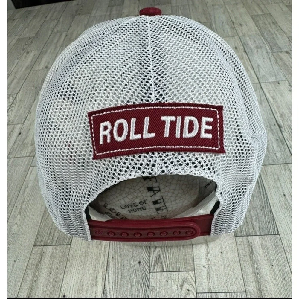 Alabama Hat Cap Crimson Tide '47 Brand Trucker‎ Razor Red Mesh Snapback OSFA NEW